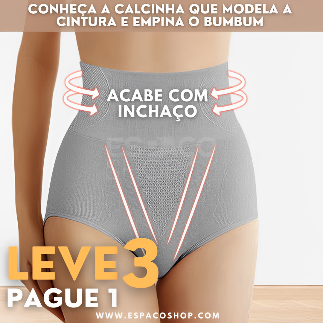 KIT 3 Calcinhas Modeladora - Super Slimbody