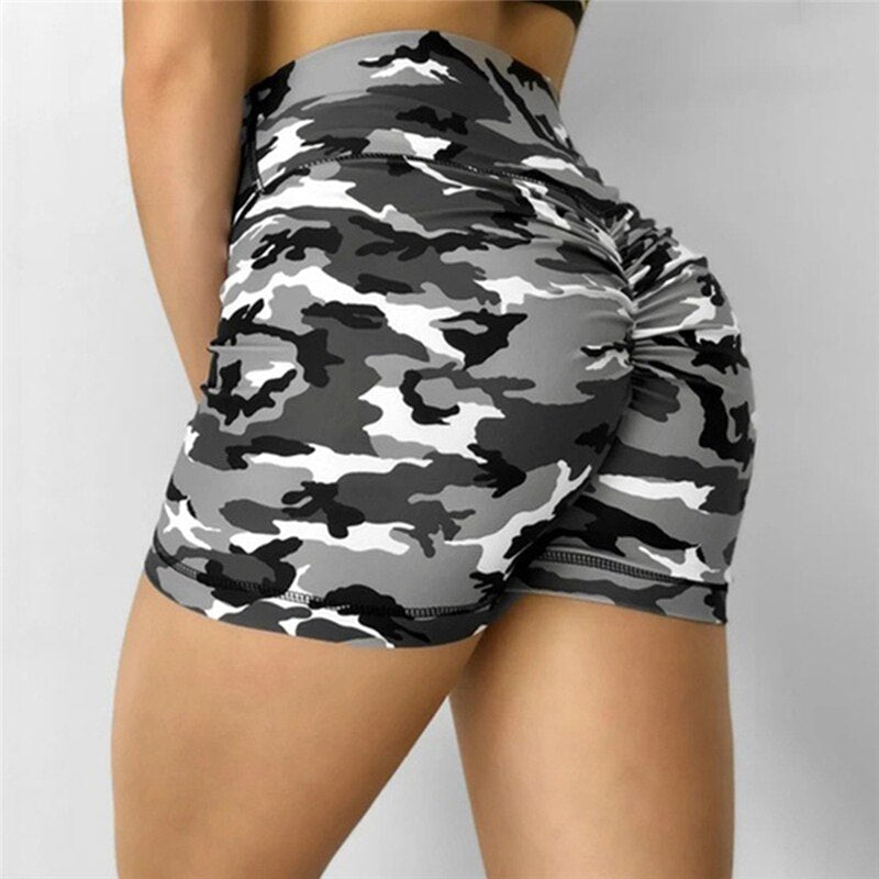 Shorts Fit Camuflado - Poliéster