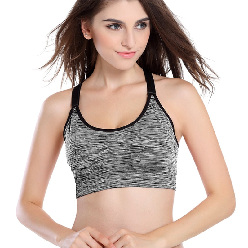 Top Esportivo Spandex Grafite