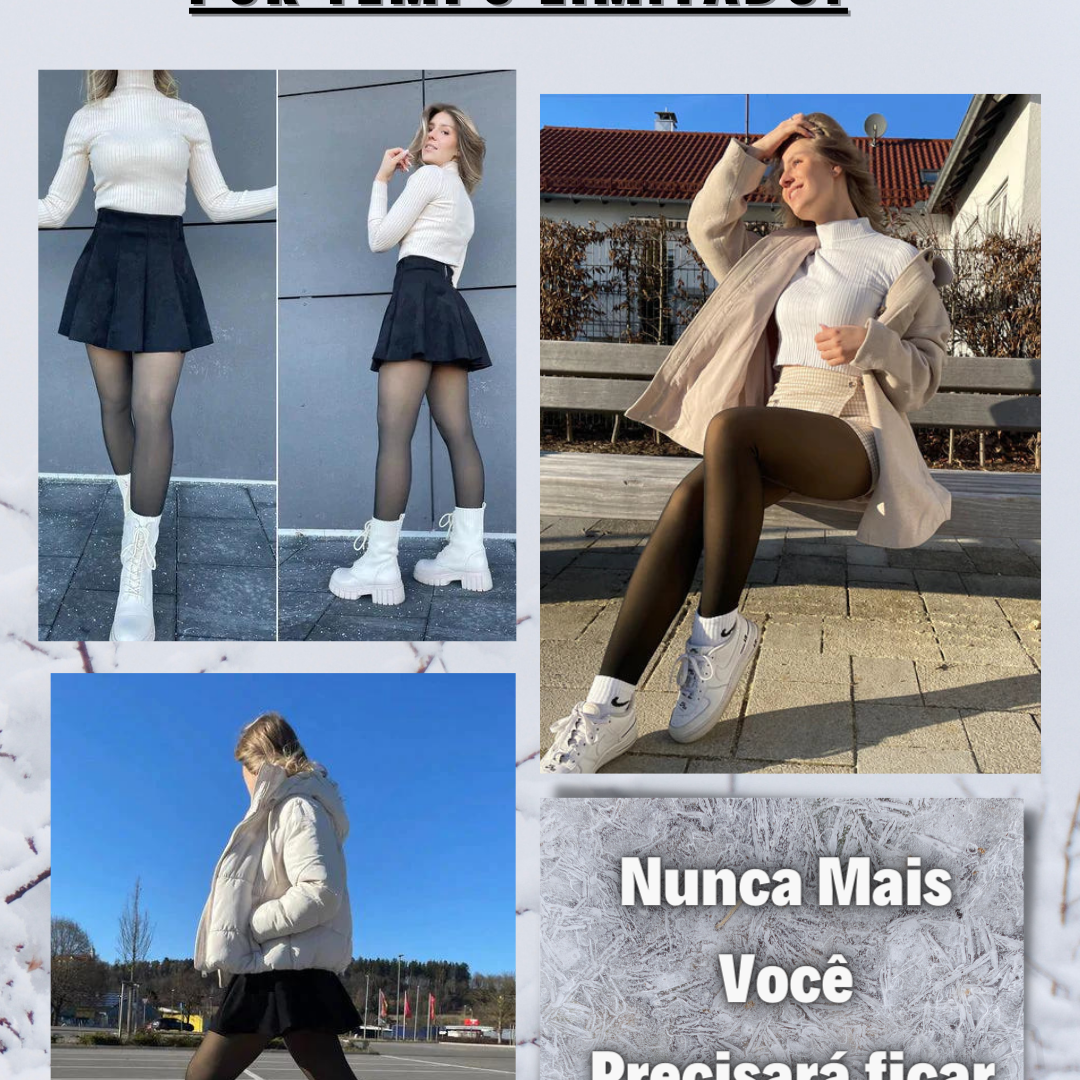 Meia-calça de Lã Translúcida para Pernas Perfeitas (COMPRE 1, LEVE 2)