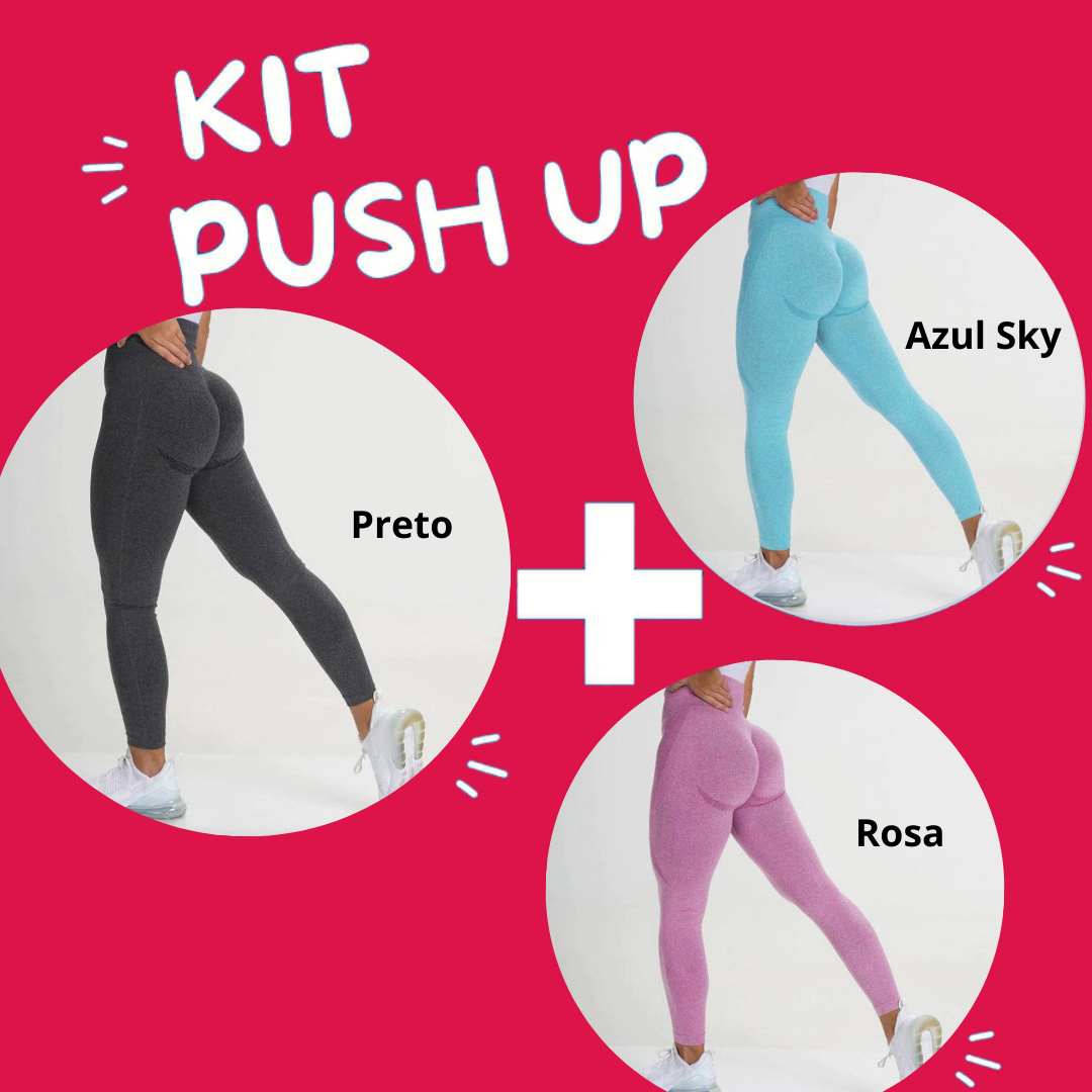 Legging Push Up - Efeito 3D que Empina o Bumbum