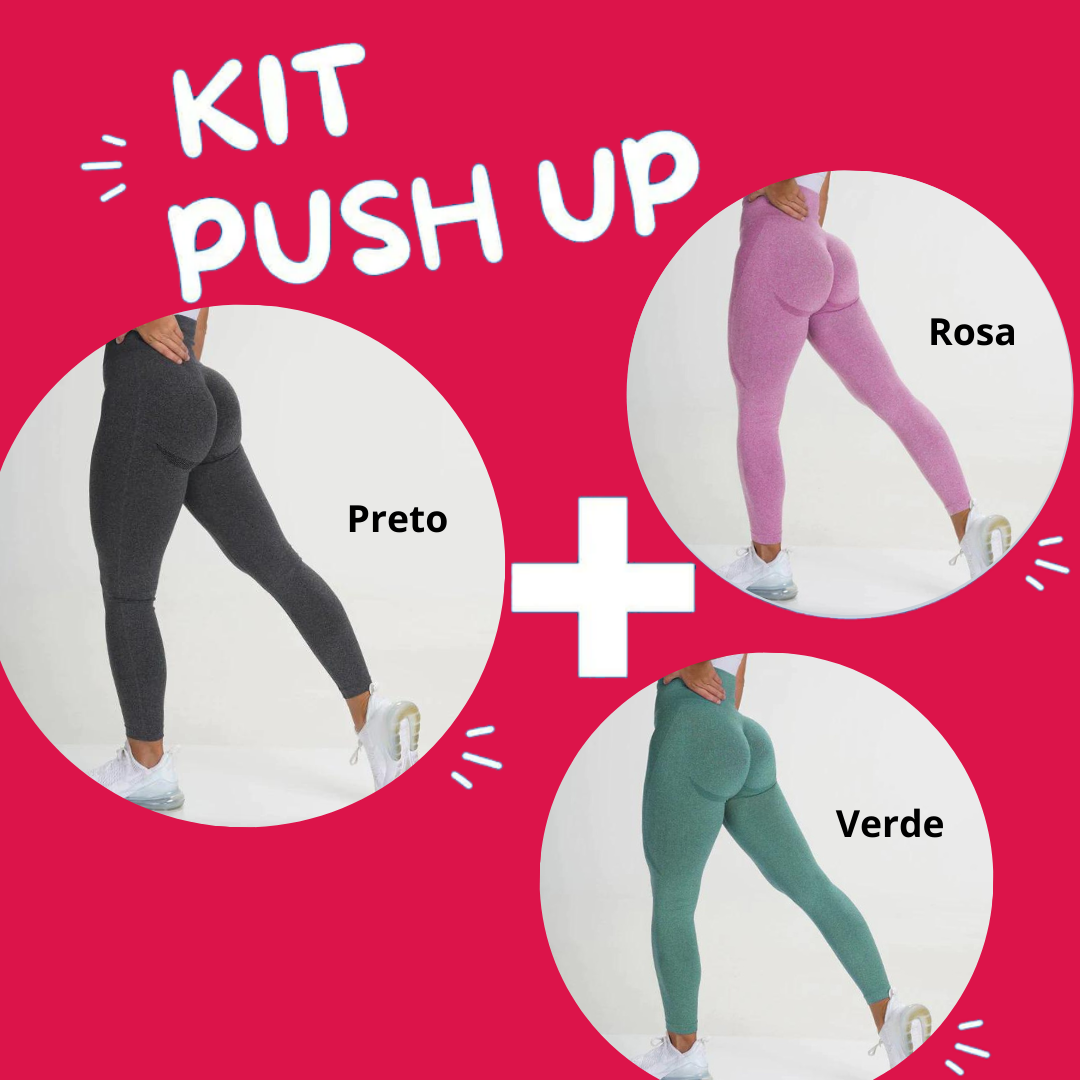 Legging Push Up - Efeito 3D que Empina o Bumbum