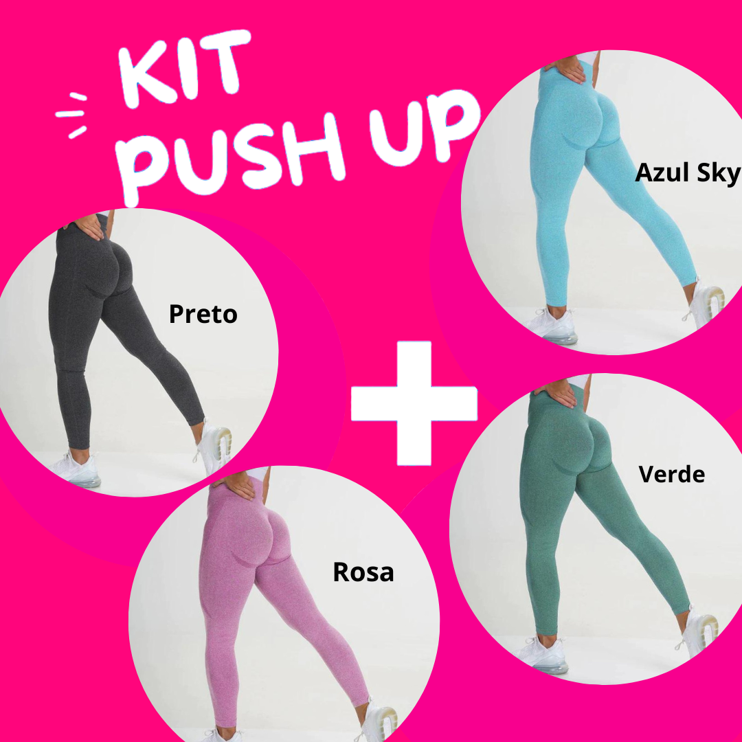 Legging Push Up - Efeito 3D que Empina o Bumbum