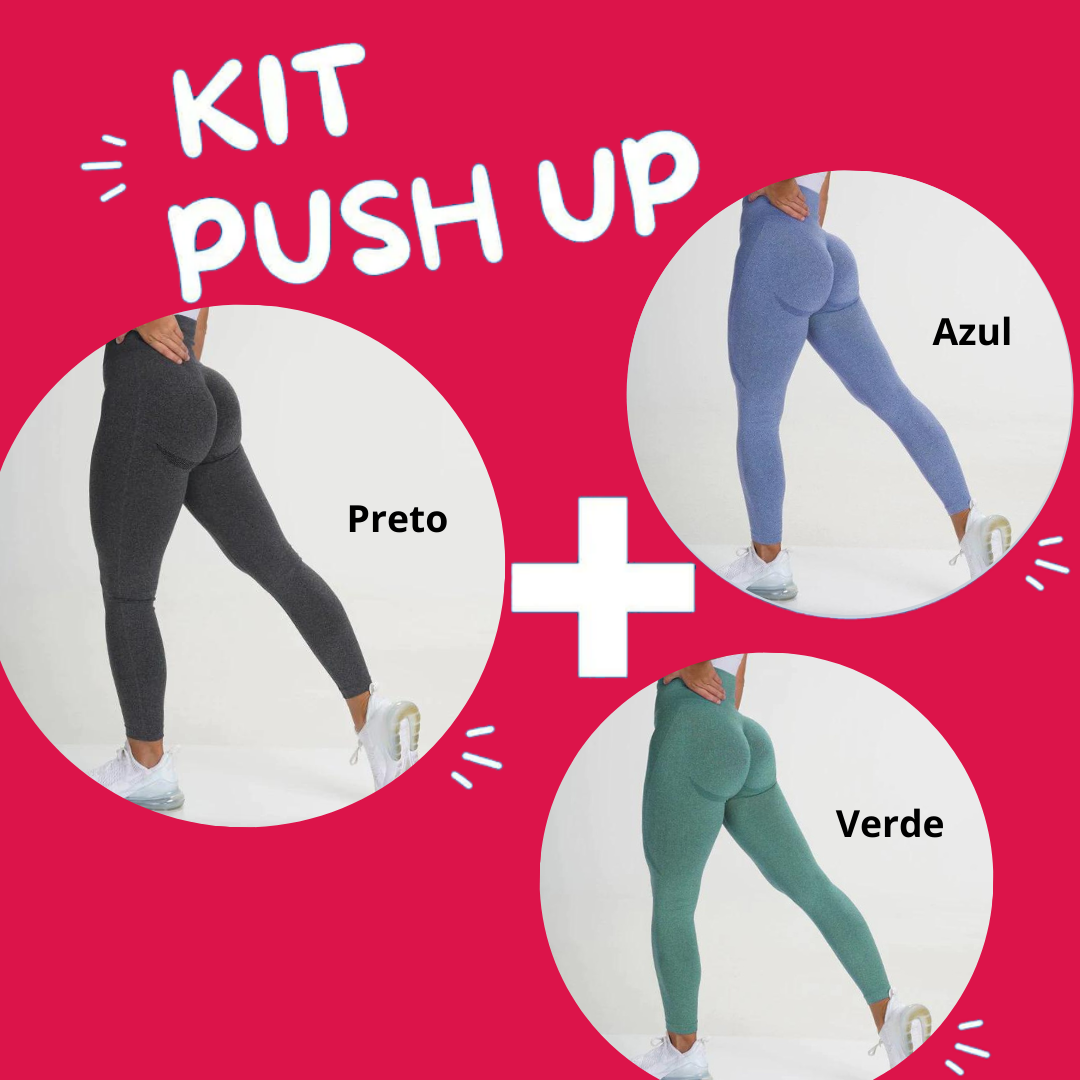 Legging Push Up - Efeito 3D que Empina o Bumbum