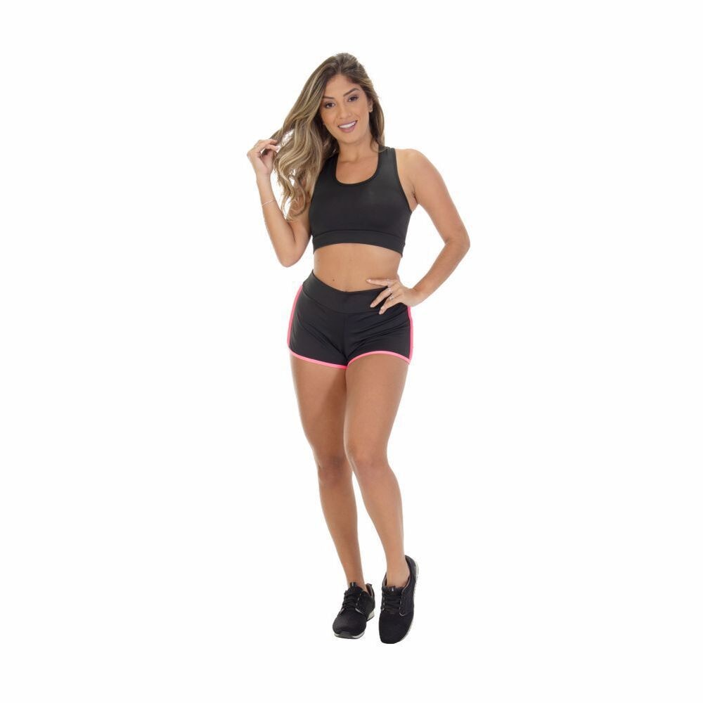 Conjunto Shorts/Top Fitness Pink Yes