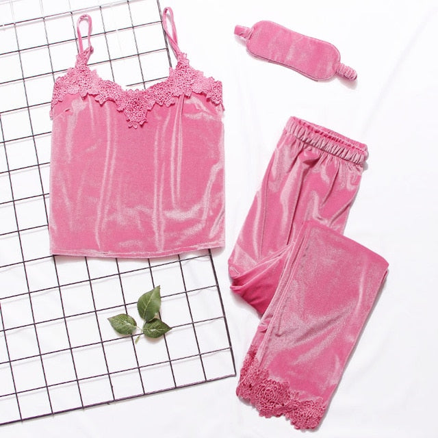 Pijama Veludo 6 pcs - Frete Gratis