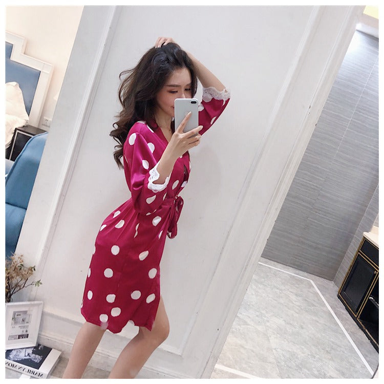 Pijama 4pcs nightgown sexy - Frete Gratis