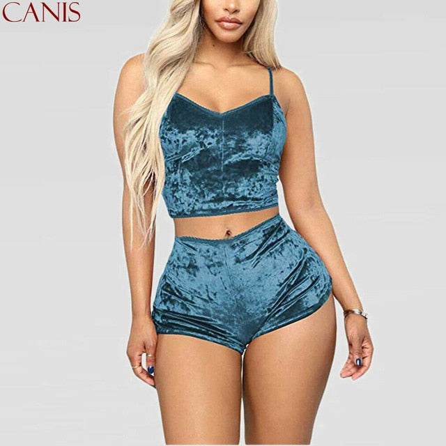 Pijama Canis sexy veludo - Frete Gratis