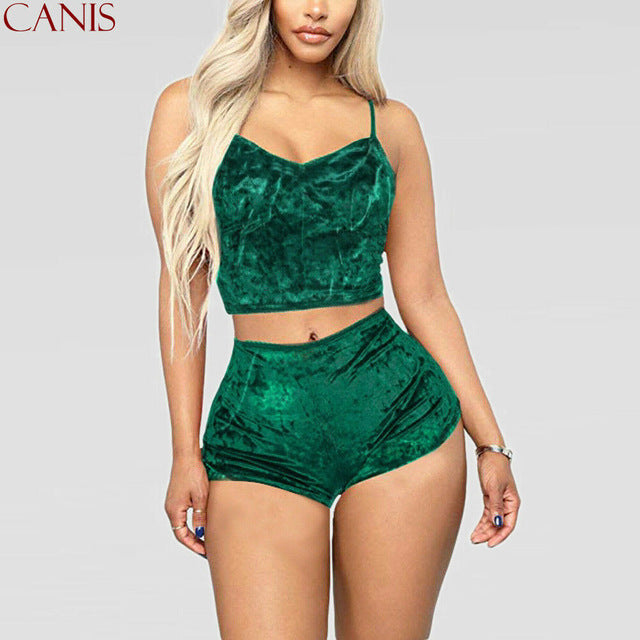 Pijama Canis sexy veludo - Frete Gratis