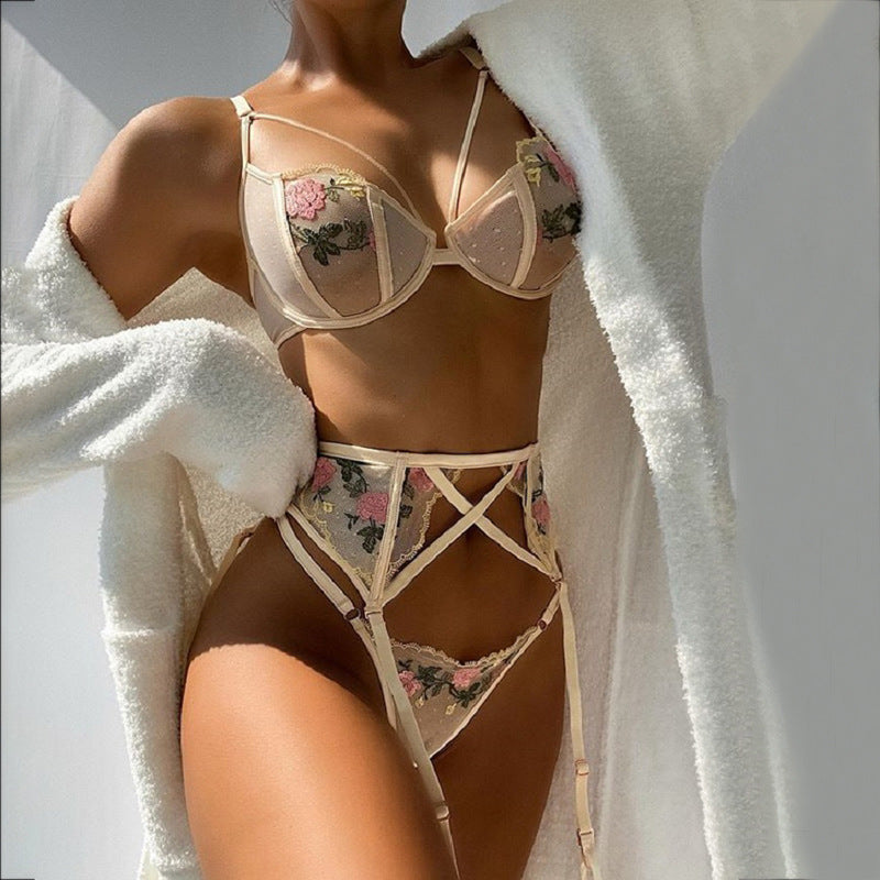 Lingerie Flor Sexy - Frete Grátis